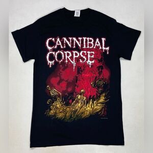 Cannibal Corpse Graphic T-shirt Men Small Black Short Sleeve Music